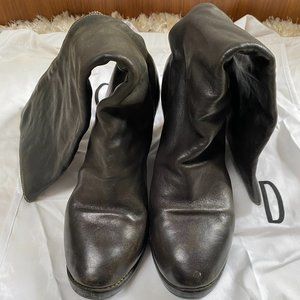 Guidi Cordovan Tall Black Boots